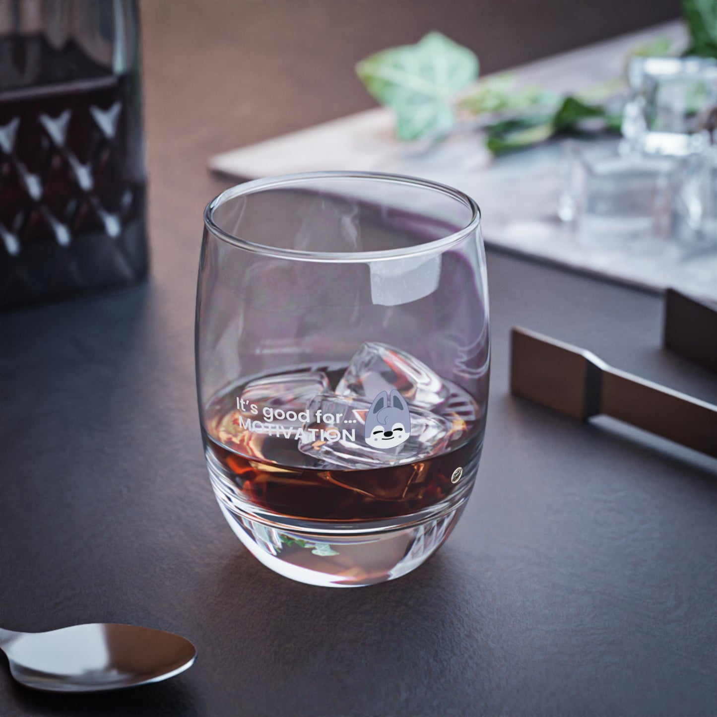 Motivation Whiskey Glass - Fun and Inspirational Drinkware for Cheers and Celebrations