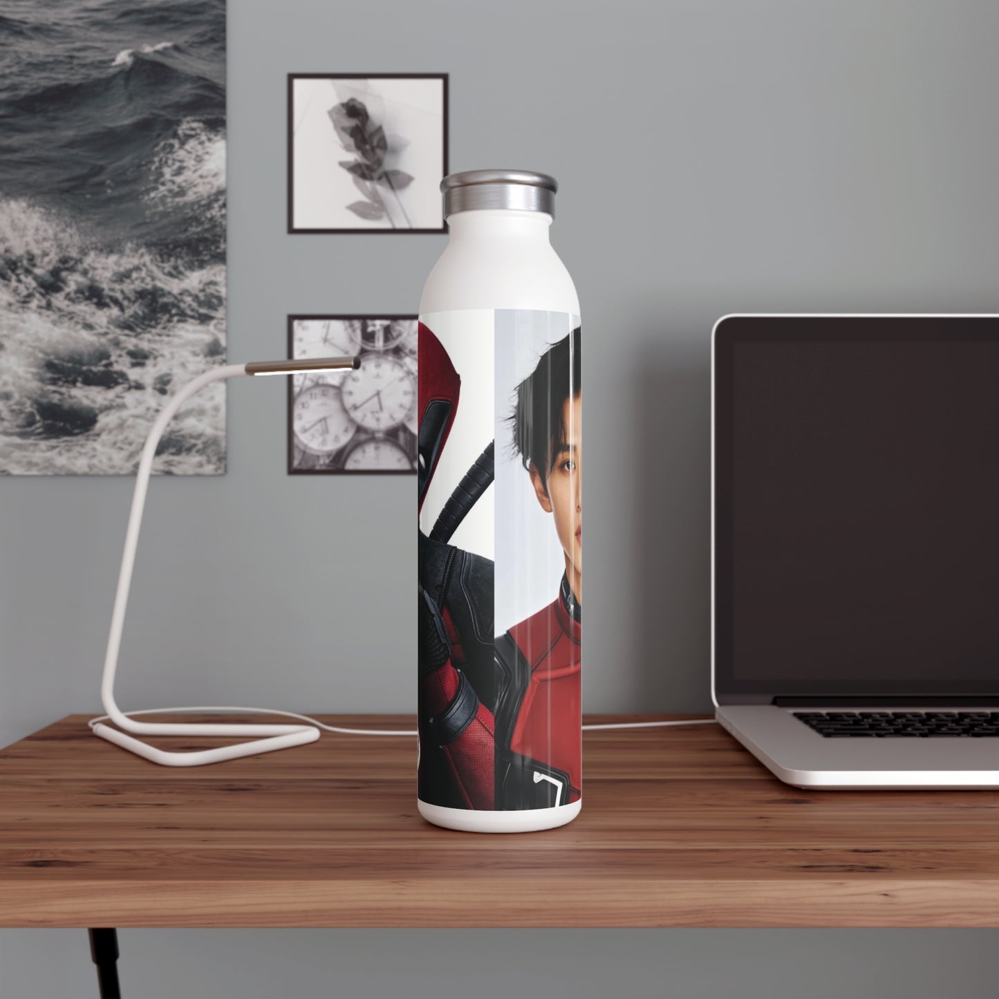 Sleek Slim Water Bottle with Eye-Catching Design for Active Lifestyle