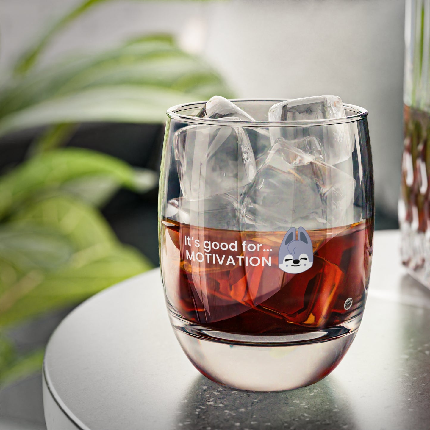 Motivation Whiskey Glass - Fun and Inspirational Drinkware for Cheers and Celebrations